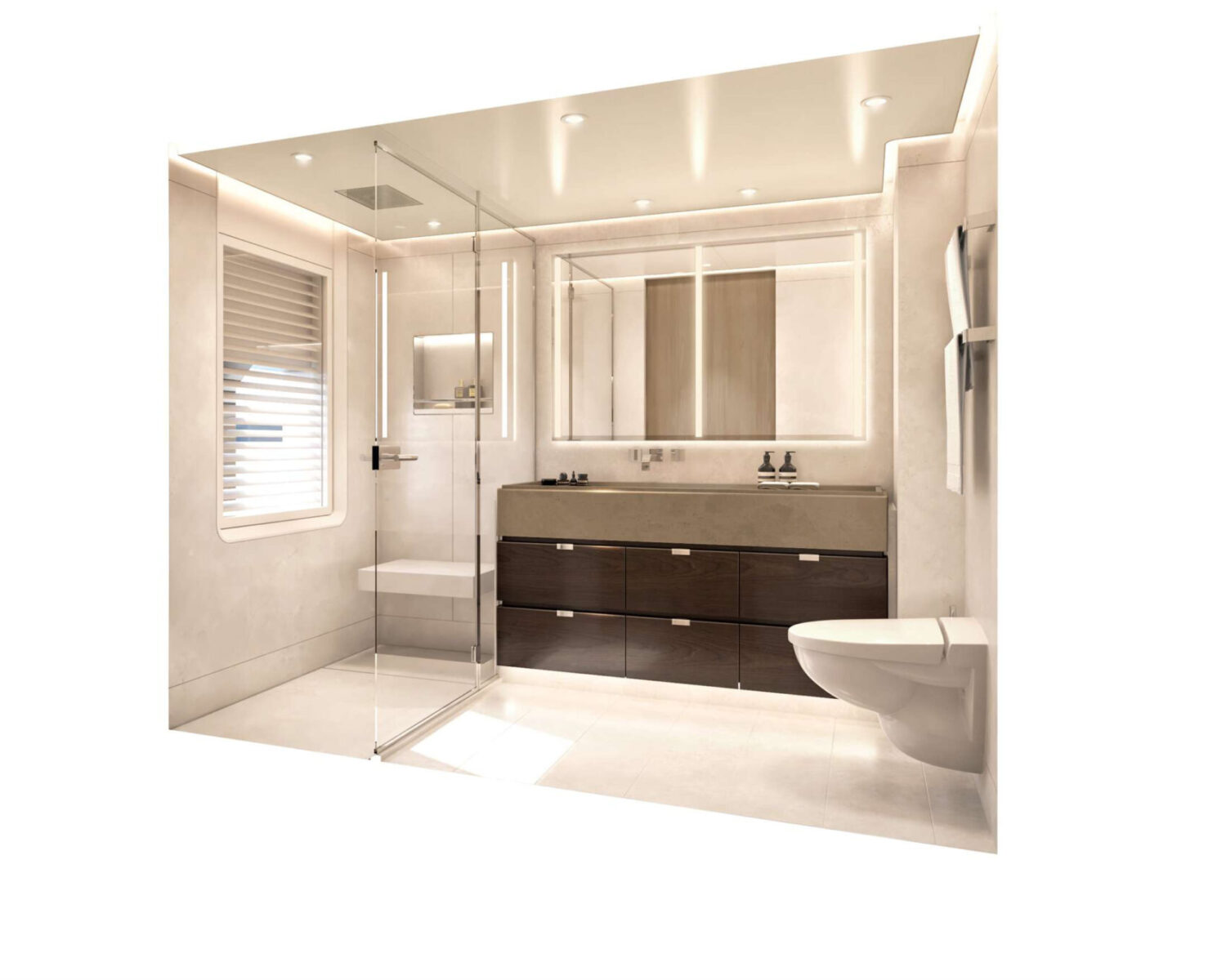 ALVA Main Deck Guest Cabin Bathroom