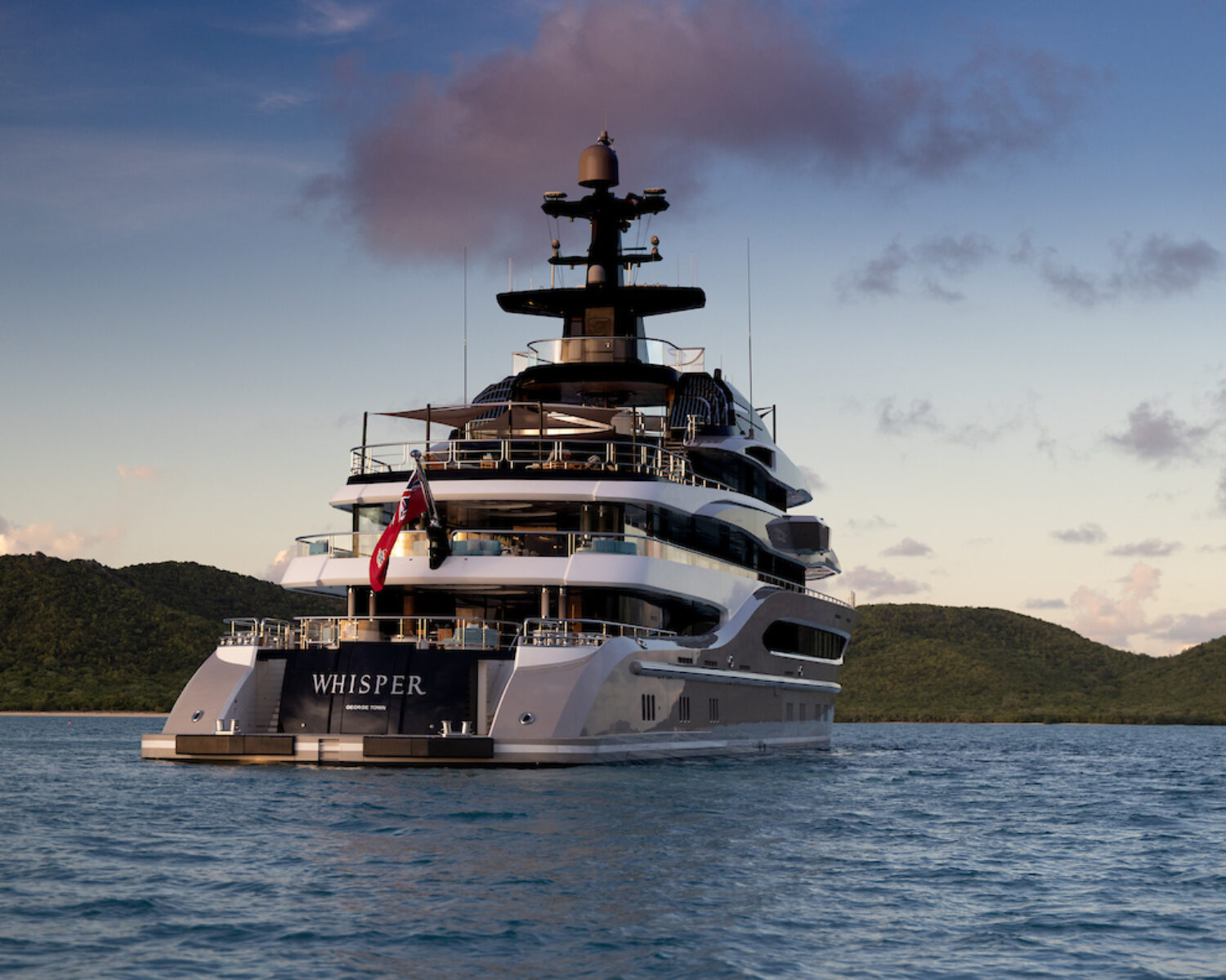 WHISPER quarter aft